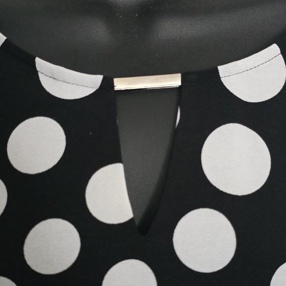 Ashley Stewart - 18/20 Polka Dot Blouse - Picture 4 of 5